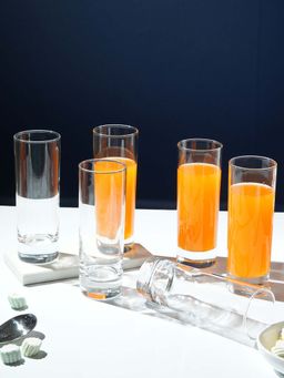Luminarc - Transparent Glass Islande HB 330ml Water-Juice Glasses (Pack of 6)