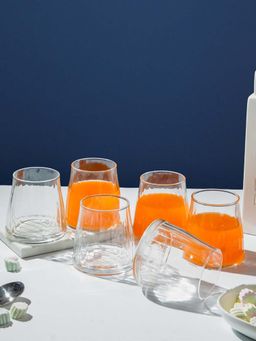 Luminarc - Transparent Glass Bucolique OF 330ml Whiskey Glasses (Pack of 6)