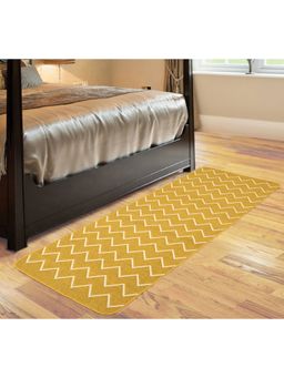 Saral Home - Cotton Jacquard Kitchen-Bedside Runner-Gold-70X200 Cm