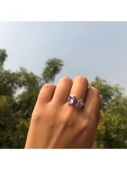 Salty - Purple Sapphire Diamond Ring