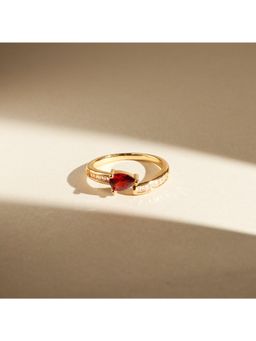 Salty - Red Burgundy Blaze Ring