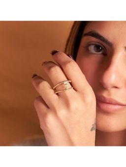 Salty - Gold Cobra Coil Ring