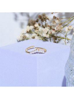 Salty - White Pearl Princess Ring