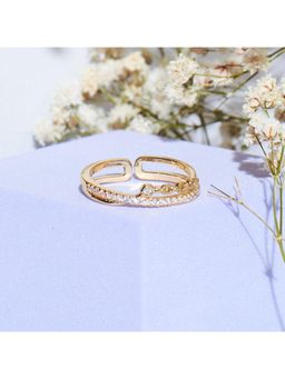 Salty - White Brilliant Glisten Pearl Ring