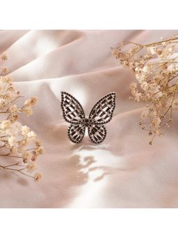 Salty - Black Lunar Butterfly Bliss Ring