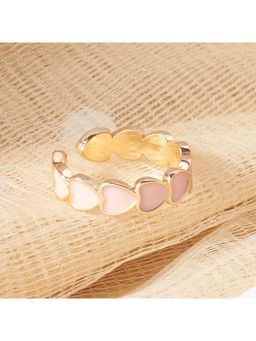 Salty - White Mocha Me Hearts Ring