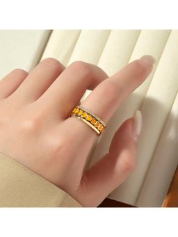 Salty - Yellow Tint Tango Ring