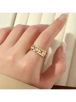 Salty - Multi-Color Tint Tango Ring