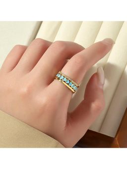 Salty - Blue Tint Tango Ring