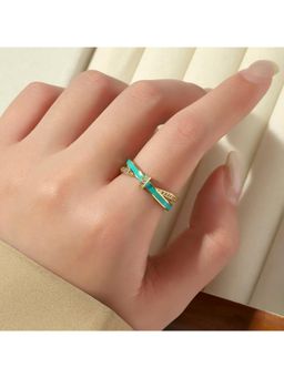 Salty - Blue Ocean Knot Ring