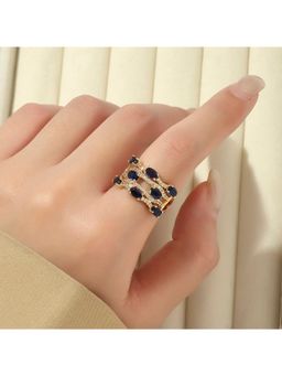 Salty - Multi-Color Statement Stack Ring