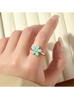 Salty - Blue Bud Ring