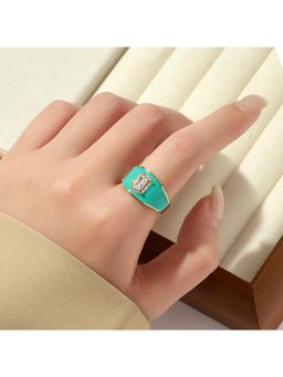 Salty - Bold Green Ring