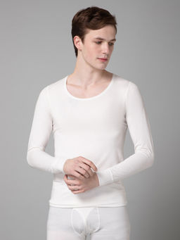 Cantabil - Men White Thermal Top