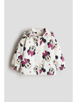 H&M - Kids White Fleece-Lined Jacket