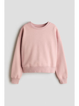H&M - Girls Pink Brushed-Inside Sweatshirt