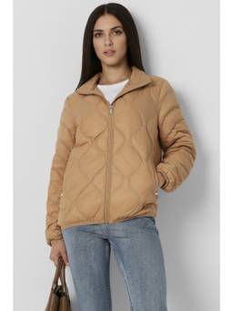 Van Heusen - Women Brown Solid Casual Jacket