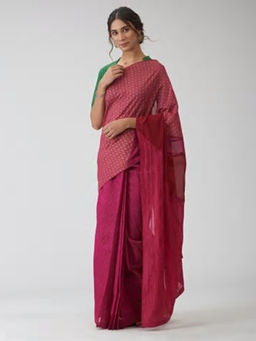 Fabindia - Cotton Printed Stitched Sari