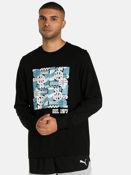 Puma - Crossover Men Black T-shirt
