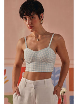 Sage By Mala - Blue Mara Bustier Top