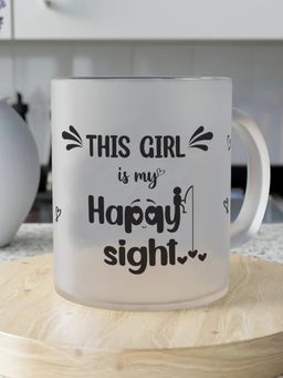 Indigifts - This Girl Is My Happy Sight Frost Mug Valentine Gift