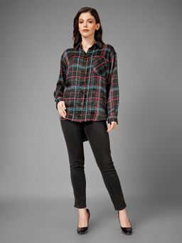 Attic Salt - All Over Printed Regular Black Shirt