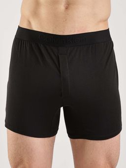 Calvin Klein - Black Solid Mid Rise Trunk