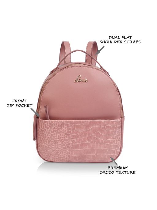 Buy Lavie Beetle Stylish Backpack For Girls (Dark Pink) (One Size