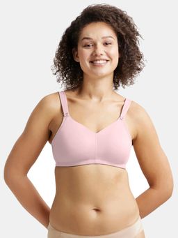 Jockey - 1841 Wirefree Non Padded Soft Touch Microfiber Minimizer Bra - Fragrant Lilac