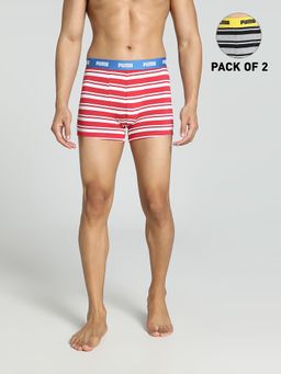 Puma - Stretch Str Men's Grey Trunk (Pack of 2)