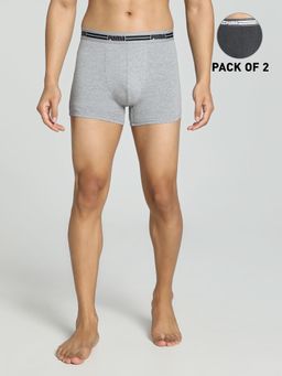 Puma - Stretch'S Wb 12 Men's Grey Trunk (Pack of 2)