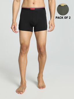 Puma - Stretch'S Wb 13 Men's Black Trunk (Pack of 2)