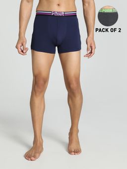 Puma - Stretch'S Wb 14 Men's Blue Trunk (Pack of 2)