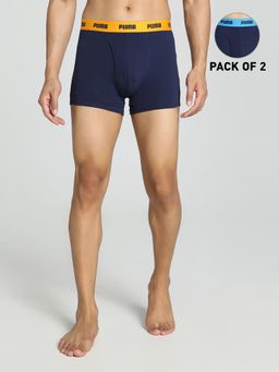 Puma - Stretch'S Wb 15 Men's Blue Trunk (Pack of 2)