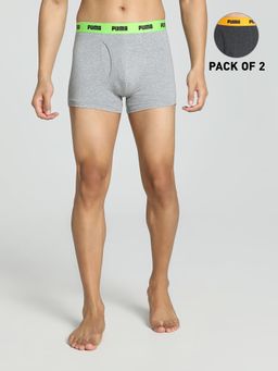 Puma - Stretch'S Wb 15 Men's Grey Trunk (Pack of 2)