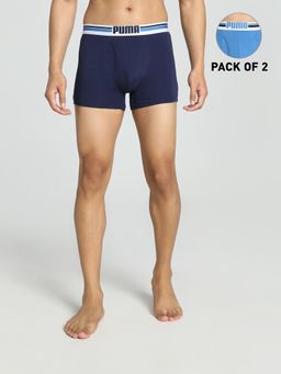 Puma - Stretch'S Wb 16 Men's Blue Trunk (Pack of 2)