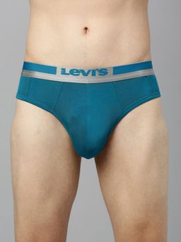Levi's - Men Ultra-soft Supima Cotton Tencel Lycra 300 Ls Solid Prime Brief Blue