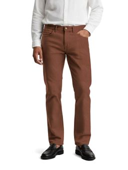 The Indian Garage Co - Men Brown Bootcut Solid Mid-Rise Jeans