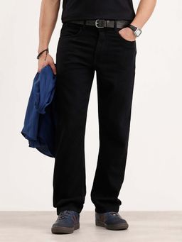 WROGN - Men Black Anti Fit Solid Denim Jeans