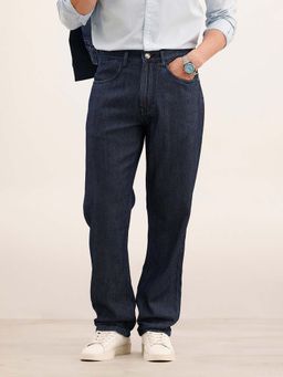 WROGN - Men Navy Blue Anti Fit Denim Jeans