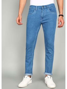 WROGN - Men Solid Apex Light Blue Slim Fit Jeans