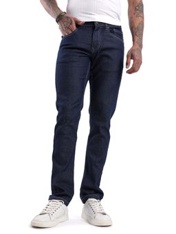 WROGN - Men Basic Dark Navy Blue Slim Fit Jeans