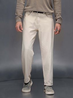WROGN - Men Off White Loose Fit Jeans