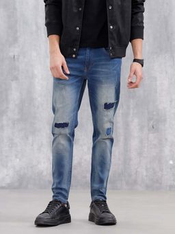 WROGN - Men Blue Casual Skinny Fit Jeans