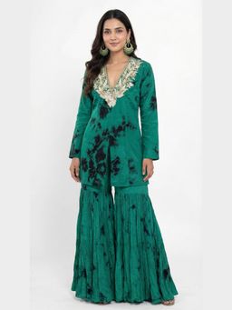 Ellemora - Jade Ambition Kurta with Sharara