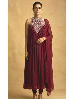 Ellemora - The Empress Anarkali Kurta with Pant and Dupatta