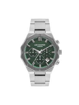 Lee Cooper - Men Chronograph Green Round Dial Watch - LC07807.380 (M)