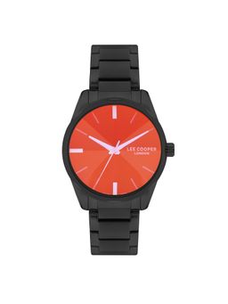 Lee Cooper - Men Quartz Orange Round Dial Watch - LC07808.650 (M)