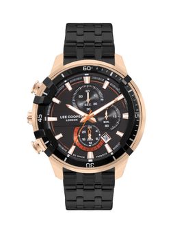 Lee Cooper - Men Chronograph Black Round Dial Watch - LC07872.450 (M)