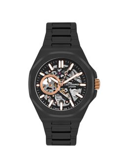 Lee Cooper - Men Automatic Black Round Dial Watch - LC07977.650 (M)